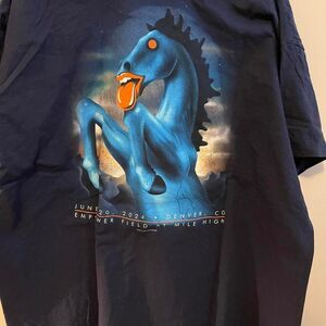 The-rolling-stones Men's Navy and Blue T-shirt